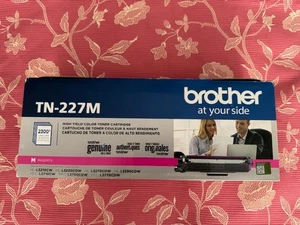 GENUINE BROTHER TN227M HIGH YIELD COLOR TONER CARTRIDGE MAGENTA NEW IN BOX - Zdjęcie 1 z 3
