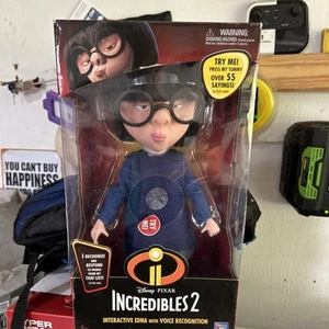 Disney Pixar INCREDIBLES 2 EDNA INTERACTIVE TALKING 14” DOLL - Picture 1 of 5