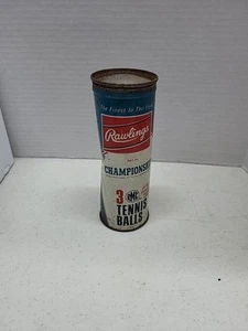 Rawlings Championship Tennis ball vintage key wind tennis ball can, Sealed! - Picture 1 of 8
