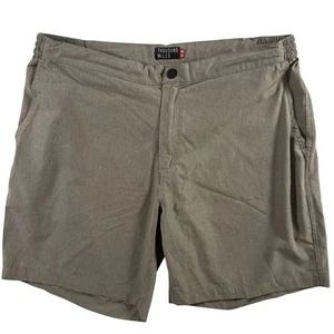 Thousand Miles All Day Shorts Men's XL Khaki Tan Travel Performance Athleisure - Picture 1 of 6