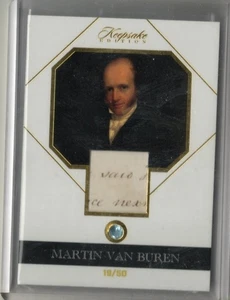 2023 Pieces of the Past Martin Van Buren EDELSTEIN / HISTORISCHE RELIQUIE 19/50 - Bild 1 von 1
