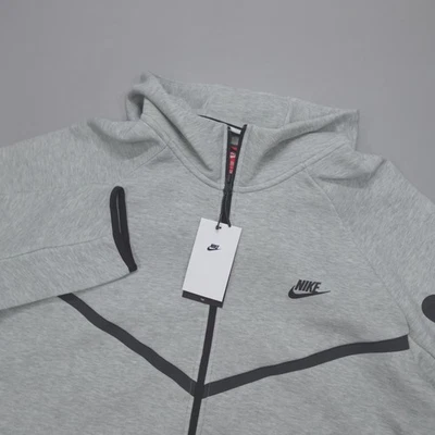 Nike Sportswear Tech Fleece Zip Up Hoodie Grey HV0949-063 Men's Size 2XL-Tall - Image 1 of 4