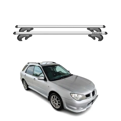 For 2001-2007 Subaru Impreza Wagon Cross Bars Roof Racks Gray Luggage Carrier - Изображение 1 из 4
