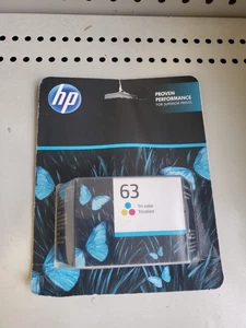 🖨️ Original HP 63 Tri-Color Tintenpatrone - Neu & Versiegelt - Exp. 05/2023 - Bild 1 von 2