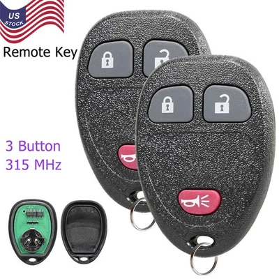 2 para Chevrolet Avalanche 2007-2009 2010 2011 2012 2013 entrada mando a distancia llavero Foto 1 de 4