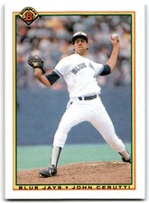 1990 Bowman Baseball Card John Cerutti Toronto Blue Jays #507