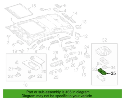 Grelha de alto-falante Mercedes Benz E 53 43 AMG E 400 E 300 E 350 2017-2023 0006900600 - Imagem 1 de 3