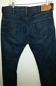 Levi's 501 Denim Dark Jeans Herren 42x30 aktuell (41x29,5) gerades Bein Knopfleiste  - Bild 1 von 11