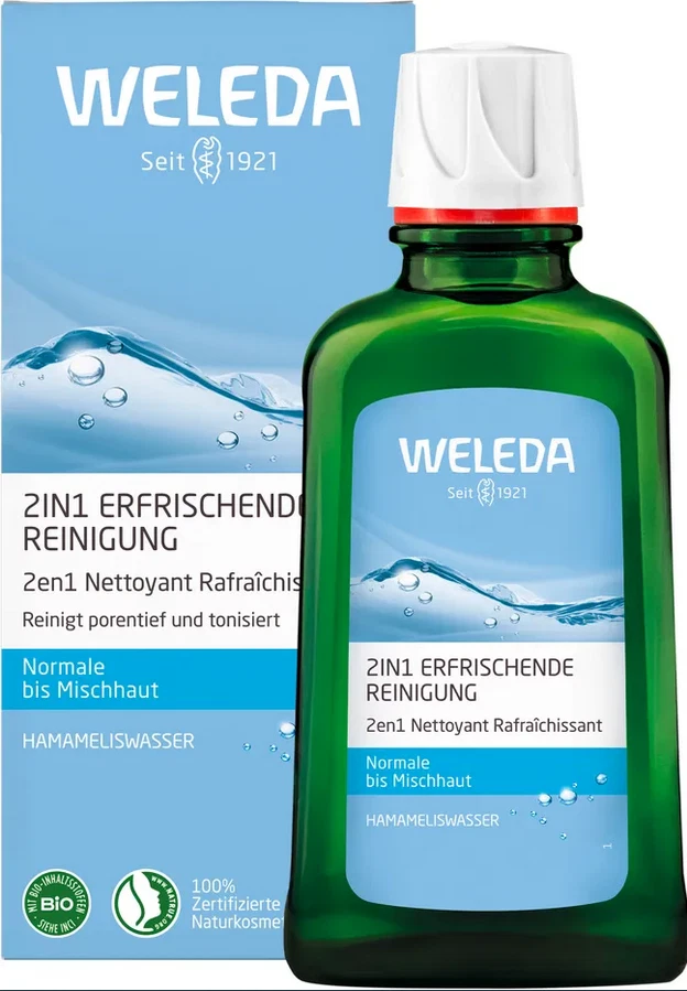 Weleda Erfrischende 2in1 Reinigungsmilch, 100ml, PZN 02048028 - Bild 1 von 1