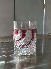Hofbauer 1 x Whiskyglas  Kristall Bleikristall Red Bird   Anna Hütte