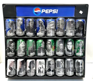 Star Wars Episode 1 Exclusive Pepsi Mt Dew 24 Can Set With Official Display - Picture 1 of 5