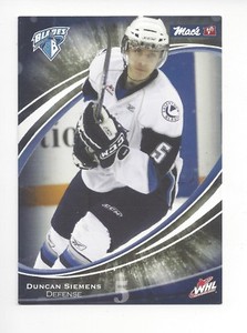 2009-10 Saskatoon Blades (WHL) Duncan Siemens (Milwaukee Admirals)