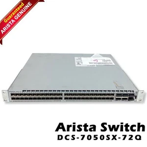 Arista DCS-7050SX-72Q-R 48-Port 10GbE SFP+ / 6-Port 40GbE QSFP+ Switch - Picture 1 of 9