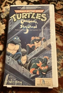 {VHS} Teenage Mutant Ninja Turtles COWABUNGA SHREDHEAD - Picture 1 of 1