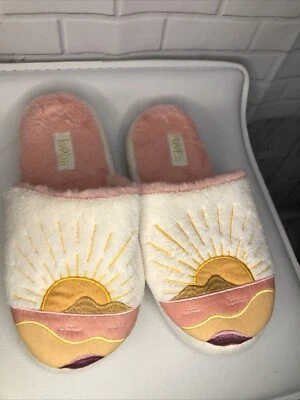 Zapatillas de felpa Kooba Good Vibes Sunrise talla pequeña 9,5-10,5 nuevas sin caja Foto 1 de 4