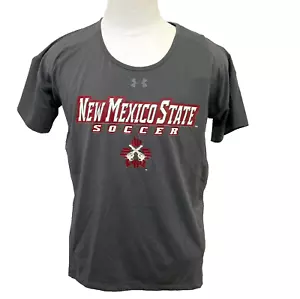Under Armour Heatgear Loose Fit New Mexico Soccer Team Women's Size L T-Shirt - Picture 1 of 11