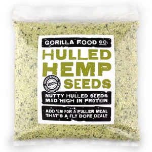 Gorilla Food Co. Organic Hulled (Shelled) Hemp Seeds - 100g-5kg - Picture 1 of 12