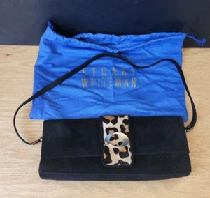 Vintage Stuart Weitzman Handbag Purse Cheetah Leopard Print - Picture 1 of 4