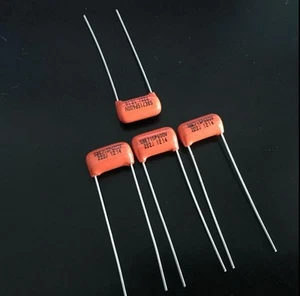 2PCS Sprague Orange Drop capacitor 715P 600V 0.0022UF - Picture 1 of 1