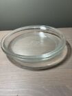 Pyrex #209 9" Inch Pie Plate Baking Dish Clear Glass USA Corning Round Lot of 2