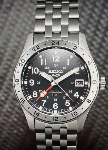 Seiko 5 Sports Men's Black Watch - SSK023 for sale online | eBay