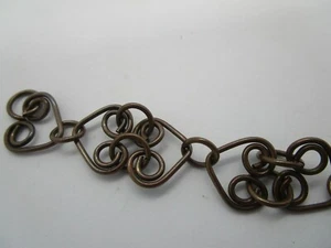 New Artisan Made Bronze Bracelet ~  Brutilist Style ~ Unique Open Work - Picture 1 of 6