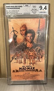 MAD MAX BEYOND THUNDERDOME 1986 VHS REWIND Graded 9.4 4.5/5 SEAL MEL GIBSON - Picture 1 of 7