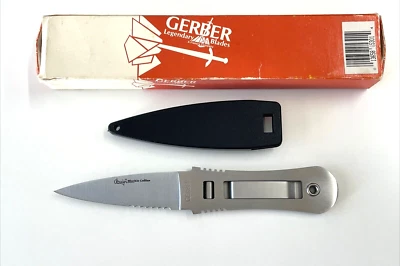 Cuchillo de un solo filo Gerber 5301 Clip-Lock Survivor EE. UU. 1986 Foto 1 de 4