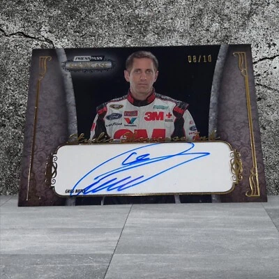 Greg Biffle PRESS PASS SHOWCASE 2013 STUDIO INK PACK PULLED signed card #08/10 - Image 1 of 2