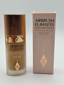 Charlotte Tilbury~Airbrush Flawless Foundation~Stay All Day/Night #9 Warm NIB - Picture 1 of 5