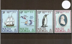South Georgia 1979 SG70-3 4v NHM Bicentenary of Captain Cook's Voyages-1768–1779 - Picture 1 of 1
