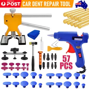 57pcs Paintless Dent Puller Repair Lifter Tools Kit Line Board Car Hail Removal - Picture 1 of 11