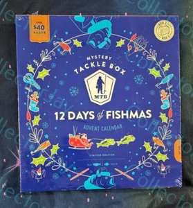 12 Days of Fishmas 2022 Advent Weihnachtskalender Mystery Tackle Box *versiegelt* - Bild 1 von 2