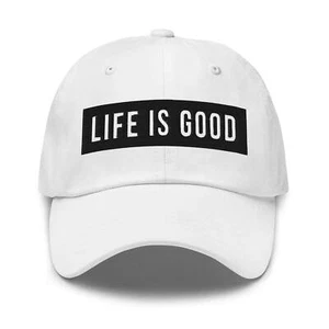 Embroidered Baseball Cap - Adjustable - Life is Good - Picture 1 of 11