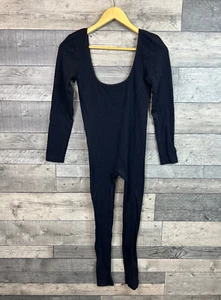 Mono Free People Intimately Leotardo Medio Negro Elastizado Cuerpo Completo Base - Imagen 1 de 6
