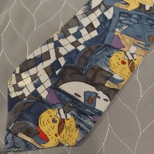NEOMAX by BELLE Inspired by the Art Of Peter Max Mens Neck Silk Tie Excellent - Picture 1 of 9