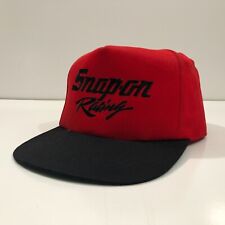 Vintage Snap-On Tools Racing Red Snapback USA Trucker Hat NASCAR Snap On