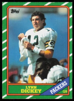 1986 Topps Lynn Dickey Green Bay Packers #214 - Image 1 of 2