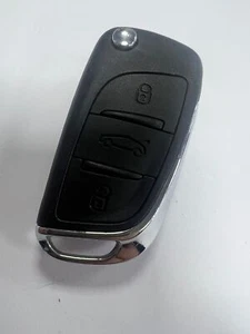 GENUINE CITROEN 3 BUTTON REMOTE FLIP KEY FOB TESTED & WORKING 966597548001 !!! - Picture 1 of 4
