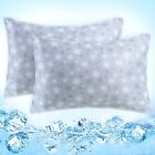 Cooling Pillow Cases Standard, Double Sided Cooling Fiber Cooling Pillowcases...