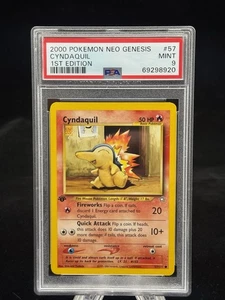 Cyndaquil #57 1st Edition Neo Genesis 2000 Pokémon PSA 9 🔥 - Picture 1 of 2