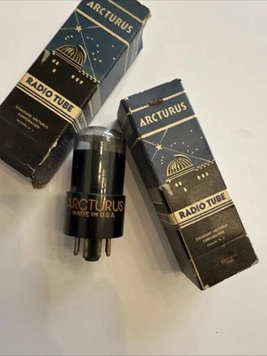 Lot Of 2:  ARCTURUS RADIO TUBE 12AH7GT HAM TRANSISTOR NOS BOX 8 PIN - Image 1 of 4