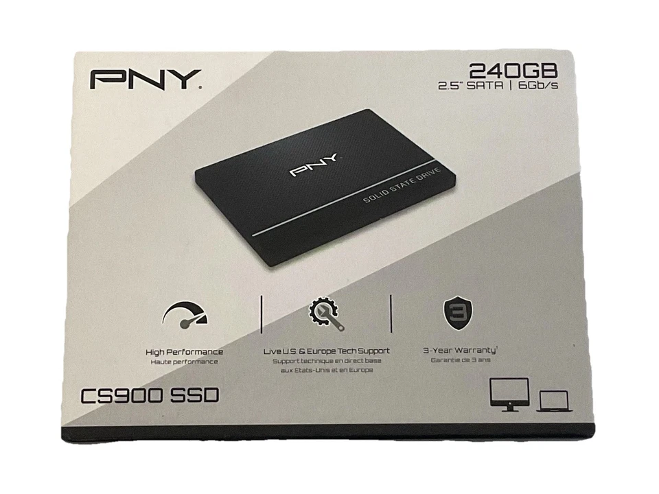 PNY CS900 240GB 2.5"" SATA III SSD Drive - Image 1 of 4