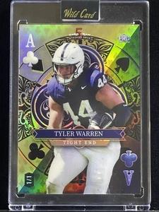 2024 5 Card Draw Tyler Warren Ace of Clubs Gold Suits 1/1 PRC *RARE HOT* - Picture 1 of 5