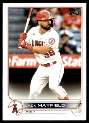 2022 Topps Jack Mayfield Los Angeles Angels #614 - Image 1 of 2