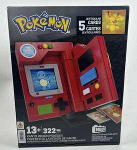 Mega Pokemon Kanto Region Pokedex Illumina Set Costruzioni da Collezione 322 Pezzi - Foto 1 di 8