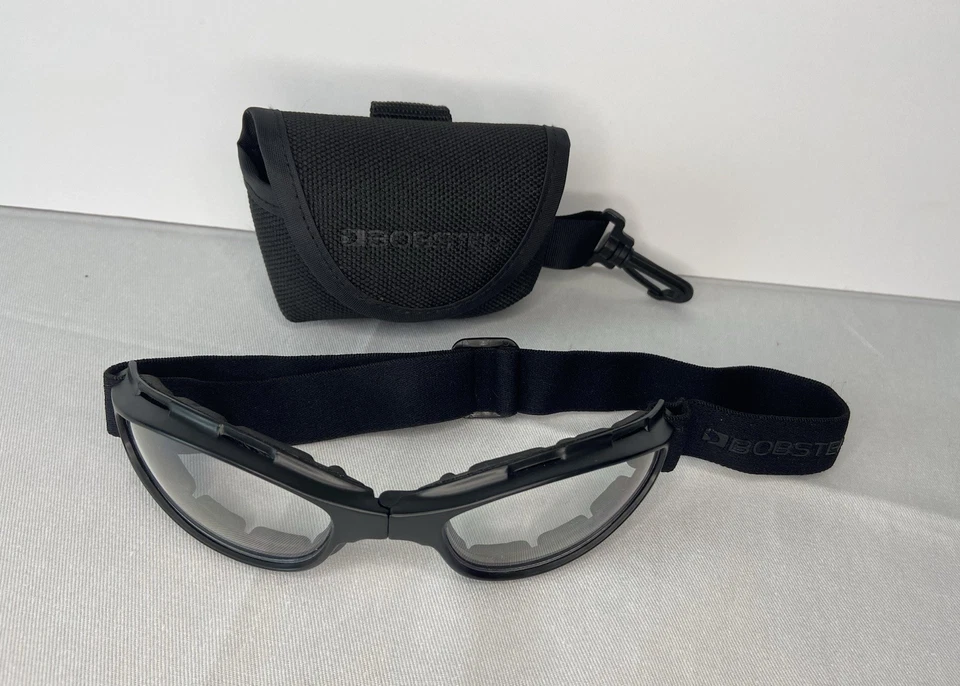 Bobster Crossfire Folding Goggles And Case Black/Clear - Image 1 of 4