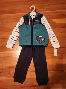 Conjunto de 3 piezas de piel dura para niño 4T - Imagen 1 de 4