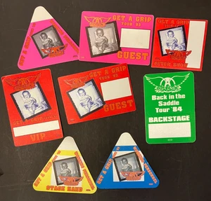 Aerosmith backstage passes 8 Satin passes Get A Grip - Saddle - BLOWOUT SALE ! - Picture 1 of 2