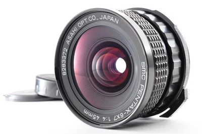 **NEAR MINT** SMC Pentax 6x7 45mm f/4 Wide Angle Lens For 6x7 67 67II From Japan - Image 1 of 4